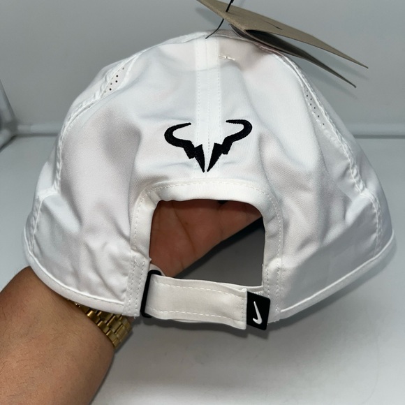 Nike Dri-Fit Club Unstructured Rafa Cap White Unisex L/XL FB5600-100 NWT - Picture 4 of 7